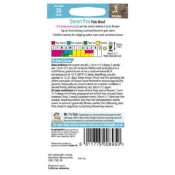 Mr. Fothergill's Sweet Pea Patio Mixed Seeds -Shed And Soil Sales 12807184 2304833197985612