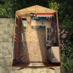 Mercia 10 X 8ft Overlap Double Door Apex Shed -Shed And Soil Sales 12809177 2195033314280829