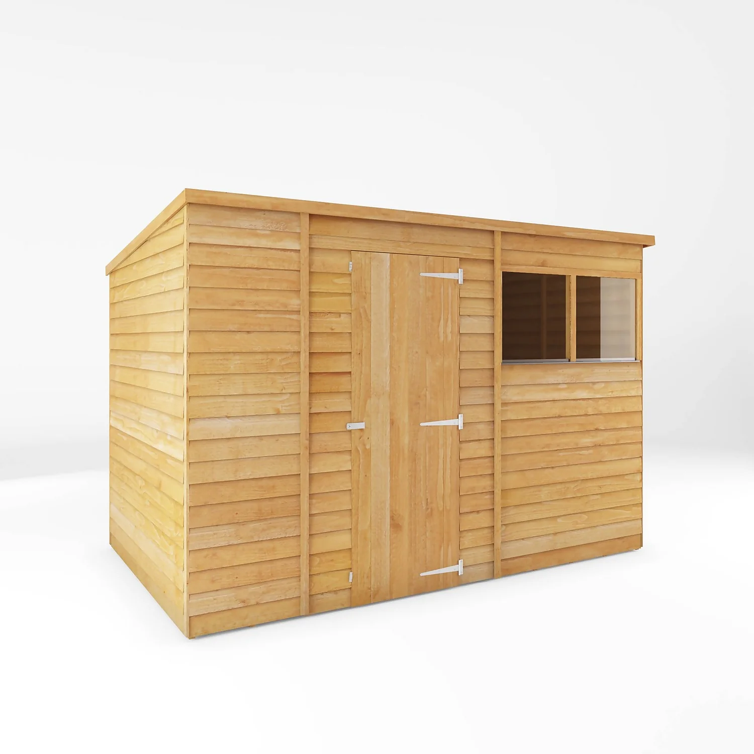 Mercia 10 X 6ft Overlap Pent Shed 3 Mercia 10 X 6ft Overlap Pent Shed