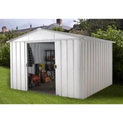 Yardmaster 10x13ft Apex Roof Metal Shed -Shed And Soil Sales 12809570 2014832954435850