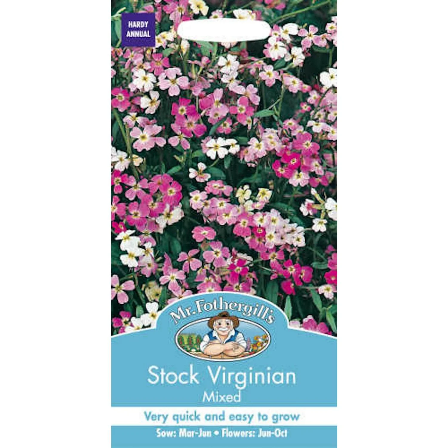Mr. Fothergill's Stock Virginian Mixed Seeds 3 Mr. Fothergill's Stock Virginian Mixed Seeds