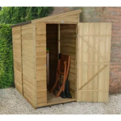 6x3ft Forest Overlap Pent Wooden Shed -Shed And Soil Sales 12810808 1144833197651700