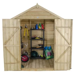7x5ft Forest Natural Timber Overlap Pent Pressure Treated Wooden Shed 16 7x5ft Forest Natural Timber Overlap Pent Pressure Treated Wooden Shed -Shed And Soil Sales 12810896 1394833194269410