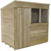 7x5ft Forest Natural Timber Overlap Pent Pressure Treated Wooden Shed 2 7x5ft Forest Natural Timber Overlap Pent Pressure Treated Wooden Shed -Shed And Soil Sales 12810896 9964831947553803