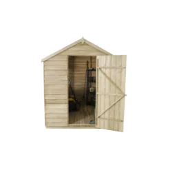 8x6ft Forest Natural Timber Overlap Apex Pressure Treated Wooden Shed 15 8x6ft Forest Natural Timber Overlap Apex Pressure Treated Wooden Shed -Shed And Soil Sales 12810904 2044845600308118