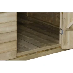 8x6ft Forest Natural Timber Overlap Apex Pressure Treated Wooden Shed -Shed And Soil Sales 12810910 1264833195586656