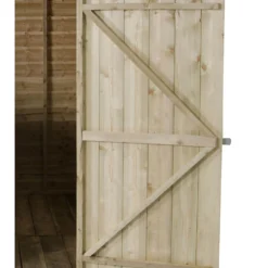 8x6ft Forest Natural Timber Overlap Apex Pressure Treated Wooden Shed -Shed And Soil Sales 12810910 1594833195972789