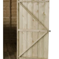 10x6ft Forest Natural Timber Overlap Pent Pressure Treated Wooden Shed -Shed And Soil Sales 12810915 1534833198255711