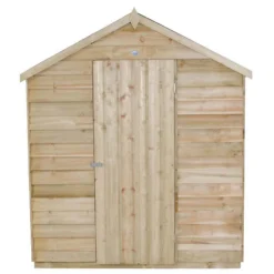 8x6ft Forest Wooden Overlap Pressure Treated Apex Shed -incl. Installation -Shed And Soil Sales 12814915 1374845696397683