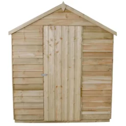 8x6ft Forest Wooden Overlap Pressure Treated Apex Shed -incl. Installation -Shed And Soil Sales 12814916 1454832991814389