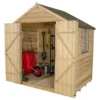 7x5ft Forest Wooden Overlap Pressure Treated Apex Shed -incl. Installation -Shed And Soil Sales 12814918 7974845696531876