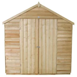 7x5ft Forest Wooden Overlap Pressure Treated Apex Shed -incl. Installation -Shed And Soil Sales 12814918 9244845696636675