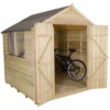 7x7ft Forest Wooden Overlap Pressure Treated Apex Shed -incl. Installation -Shed And Soil Sales 12814920 2114845696809466