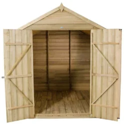 7x7ft Forest Wooden Overlap Pressure Treated Apex Shed -incl. Installation -Shed And Soil Sales 12814920 2994845696902355