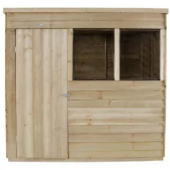 7x5ft Forest Wooden Overlap Pressure Treated Pent Shed -incl. Installation -Shed And Soil Sales 12815049 3134845698090337