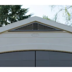 Keter Factor 8 X 8ft Outdoor Garden Apex Storage Shed - Beige/Brown -Shed And Soil Sales 12817716 8864864829090955