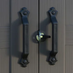 Keter Factor 6 X 6ft Outdoor Garden Apex Storage Shed - Beige/Brown -Shed And Soil Sales 12817719 9684909322658192