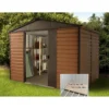 Yardmaster 10x6ft Woodgrain Shed & Floor Frame -Shed And Soil Sales 12817726 1664924205595666