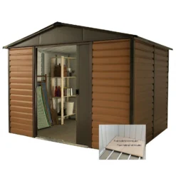 Yardmaster 10x6ft Woodgrain Shed & Floor Frame -Shed And Soil Sales 12817726 6324924205659500
