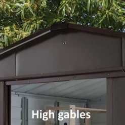 Yardmaster 10x8ft Woodgrain Metal Shed -Shed And Soil Sales 12817731 1405040005986401