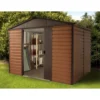 Yardmaster 10x8ft Woodgrain Metal Shed -Shed And Soil Sales 12817731 8104831940394276
