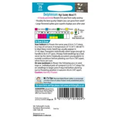 Mr. Fothergill's Delphinium High Society Mixed F1 Seeds -Shed And Soil Sales 12819858 3534833170278647