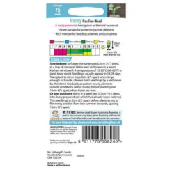 Mr. Fothergill's Pansy Frou Frou Mixed Seeds -Shed And Soil Sales 12819965 5544833170148660