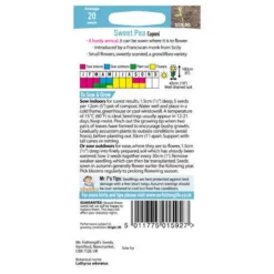 Mr. Fothergill's Sweet Pea Cupani Grandiflora Seeds -Shed And Soil Sales 12819980 2114833170999823