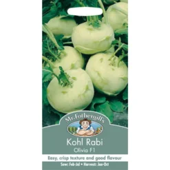 Mr. Fothergill's Kohl Rabi Olivia F1 Vegetable Seeds
