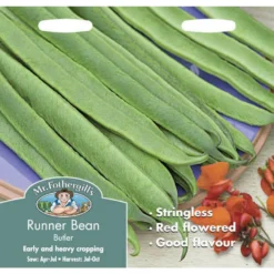 Mr. Fothergill's Runner Bean Butler Vegetable Seeds