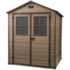 Keter Scala 6 X 8ft Outdoor Garden Apex Storage Shed - Brown -Shed And Soil Sales 12820748 4724909430772924