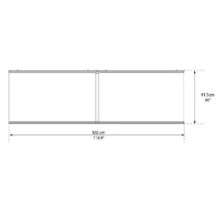 Palram - Canopia Canopy Aquila 3000 Grey Clear -Shed And Soil Sales 12821841 9074833200152815