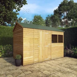 Mercia 10 X 6ft Overlap Reverse Apex Shed 14 Mercia 10 X 6ft Overlap Reverse Apex Shed -Shed And Soil Sales 12822433 7494980392533506