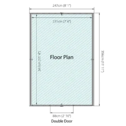 Mercia 12 X 8ft Overlap Apex Windowless Shed -Shed And Soil Sales 12822437 1724833224138472