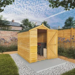 Mercia 7 X 5ft Overlap Apex Windowless Shed - Installation Included -Shed And Soil Sales 12822590 1055033314199928