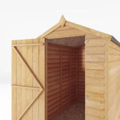 Mercia 6 X 4ft Overlap Apex Windowless Shed - Installation Included -Shed And Soil Sales 12822591 9255033314304463