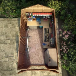 Mercia 10 X 6ft Overlap Apex Windowless Shed - Installation Included -Shed And Soil Sales 12822596 1755051417016342