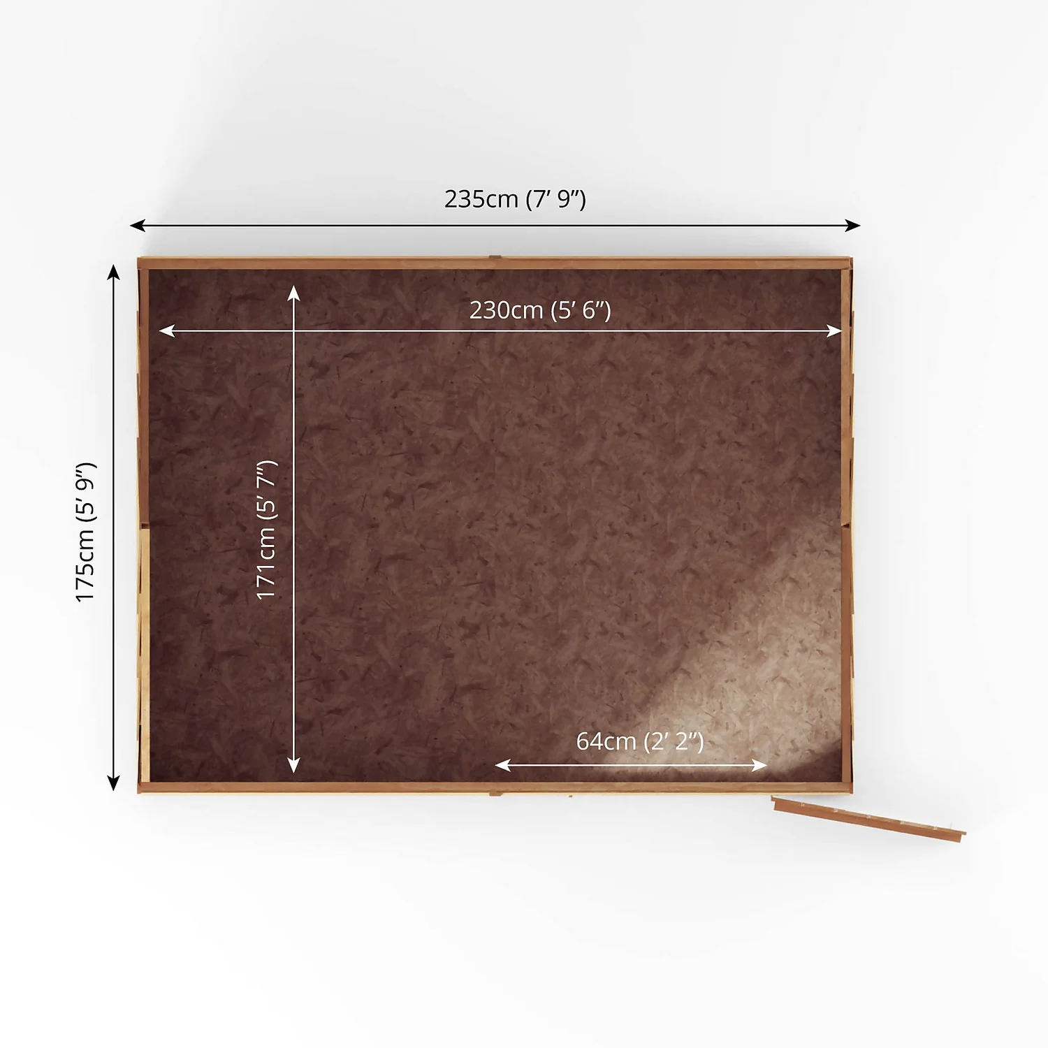 Mercia 8 X 6ft Overlap Reverse Apex Shed - Installation Included 12 Mercia 8 X 6ft Overlap Reverse Apex Shed - Installation Included - Image 10