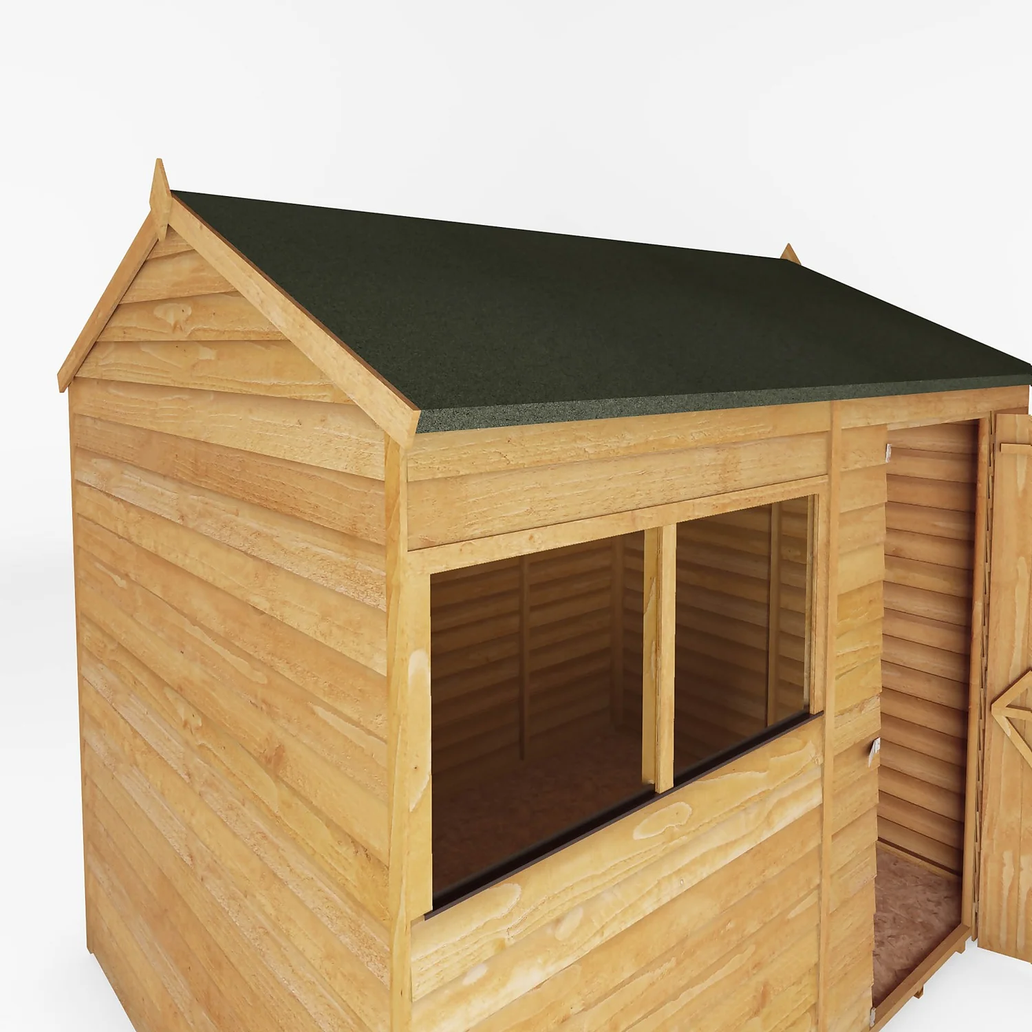 Mercia 8 X 6ft Overlap Reverse Apex Shed - Installation Included 7 Mercia 8 X 6ft Overlap Reverse Apex Shed - Installation Included - Image 5