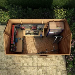 Mercia 10 X 6ft Overlap Reverse Apex Shed - Installation Included -Shed And Soil Sales 12822603 1504980392005308