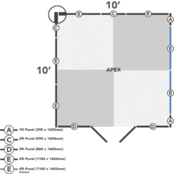 Forest 10 X 10ft Overlap Pressure Treated Double Door Apex Shed -Shed And Soil Sales 12823848 8744833219746010