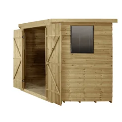 8x8ft Forest Overlap Pressure Treated Corner Shed -incl. Installation -Shed And Soil Sales 12824009 1884833220921035