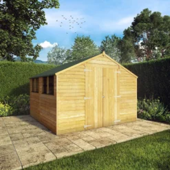 Mercia 10 X 10ft Overlap Apex Shed - Incl. Installation -Shed And Soil Sales 12825398 9935047800569406