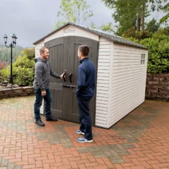 Lifetime 7 X 12ft Outdoor Storage Shed -Shed And Soil Sales 12826345 2105012584202436