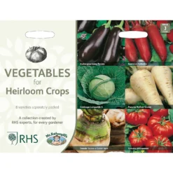 RHS Vegetables For Heirloom Crops Collection