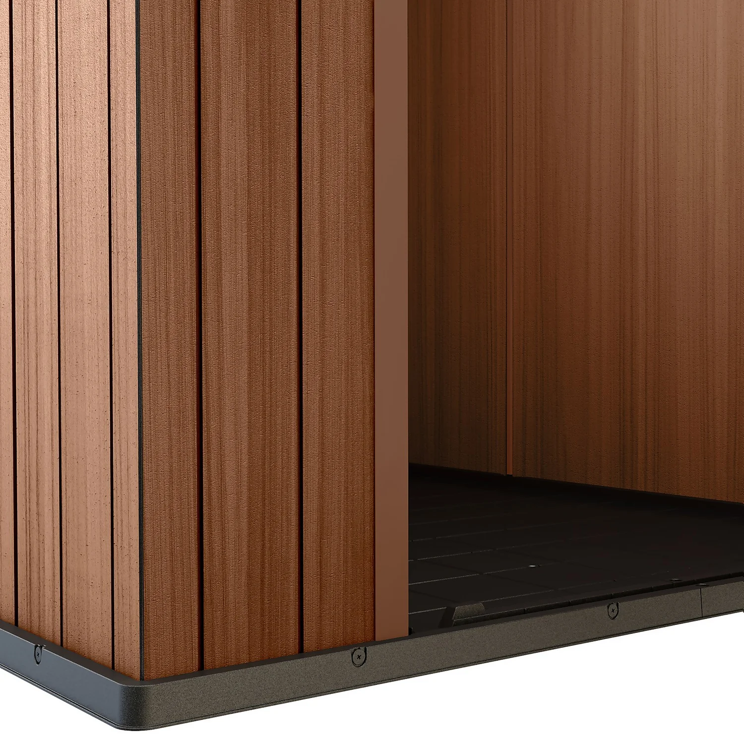 Keter Darwin 6 X 4ft Outdoor Garden Apex Storage Shed - Brown 8 Keter Darwin 6 X 4ft Outdoor Garden Apex Storage Shed - Brown - Image 6