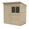 Forest 6 X 4ft Overlap Pressure Treated Pent Shed -incl. Installation -Shed And Soil Sales 12833306 1724831955840010