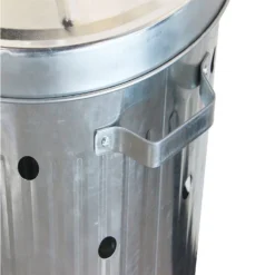 None Garden Galvanised Steel Incinerator / Fire Bin With Lid - 85L 16 None Garden Galvanised Steel Incinerator / Fire Bin With Lid - 85L -Shed And Soil Sales 12834094 7265030658432669