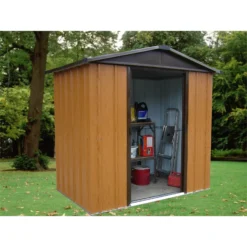 Yardmaster 6x4.5ft Wood Effect Shed (includes Steel Floor Frame Kit) -Shed And Soil Sales 12834224 8064833195343194