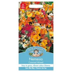 Mr. Fothergill's Nemesia Carnival Mixed Seeds